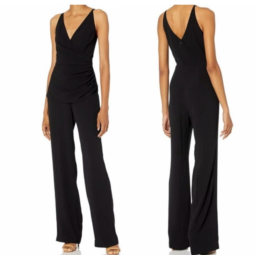 Dress the Population Black Sleeveless Jumpsuit-new with tags